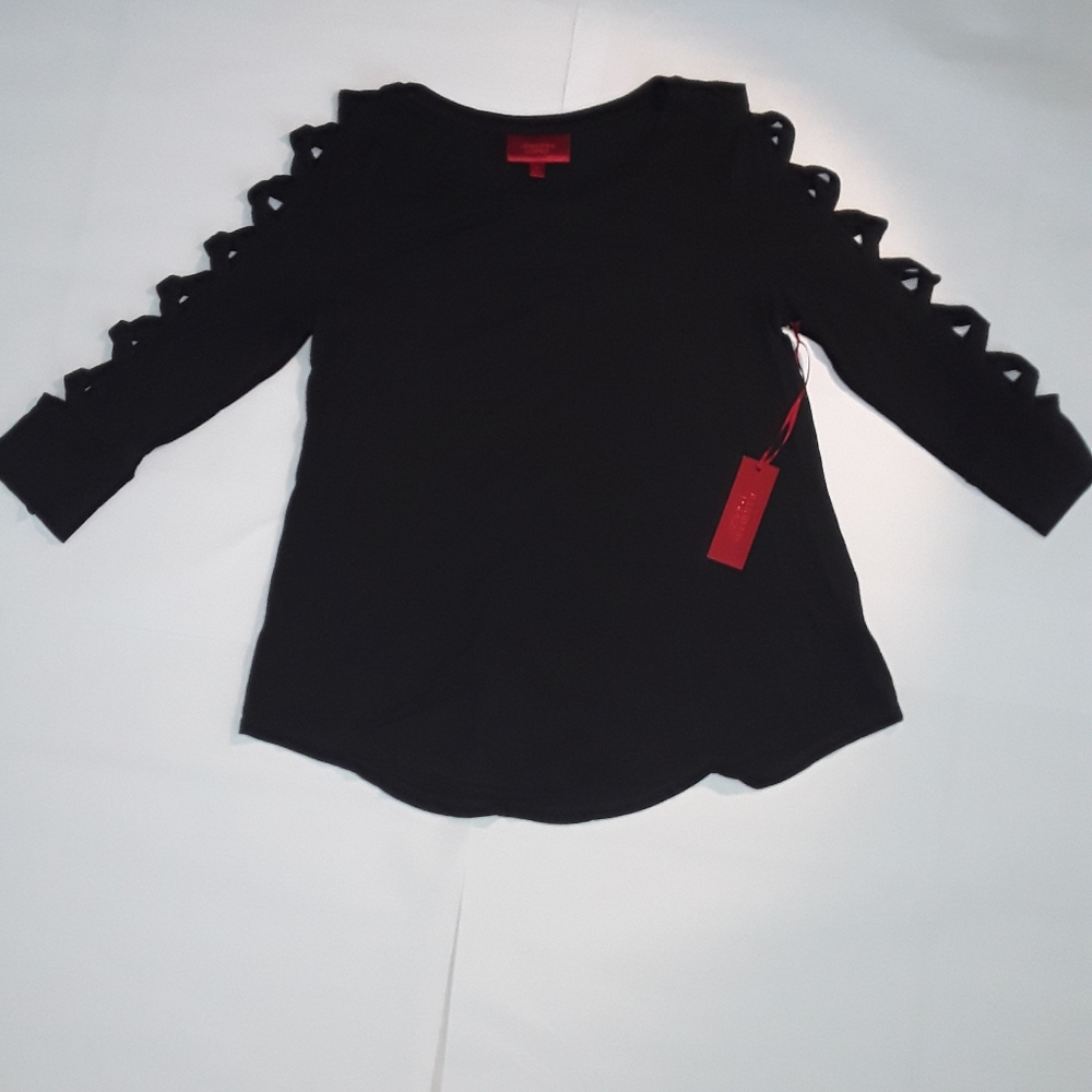 Jennifer Lopez black shirt size medium